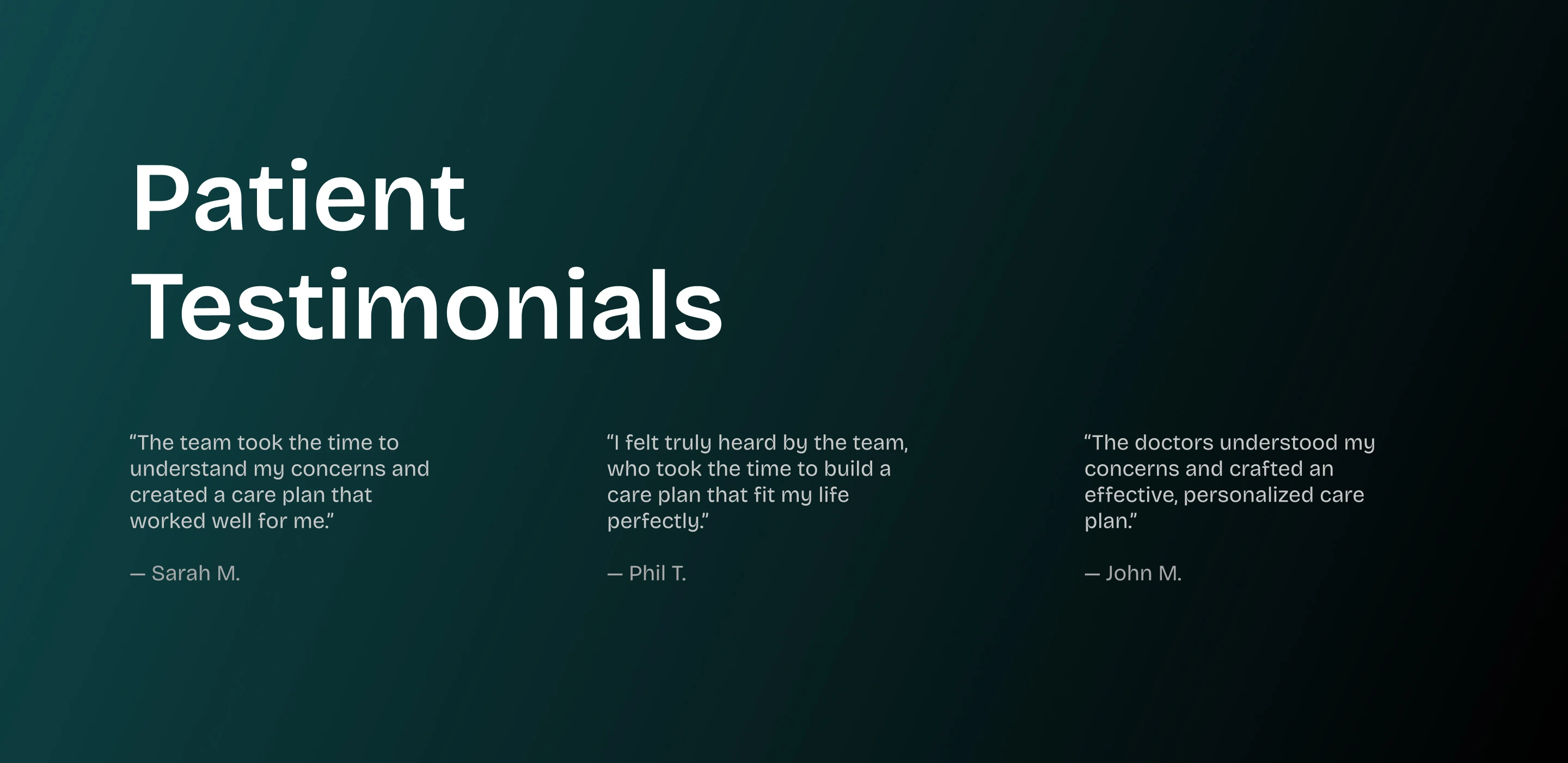 Chiropractor Web Design testimonials